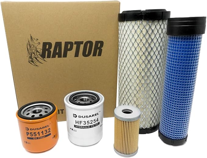 Filter Kit Compatible with New Holland TC35D TC35DA TC40D TC45DA TC45D Compact Tractors