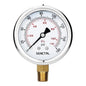 SENCTRL 0-160 Psi Glycerin Liquid Filled Air Pressure Gauge, 2.5" Dial Size, 1/4" NPT Lower Mount, Stainless Steel Case, Water Pump, Tire, Large Air Compressor, Well Pump, RV Regulator Pressure Test