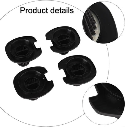 Washable Reusable Vacuum Filters for BLACK for DECKER RC EV1416 3-in-1 Lightweight Corded Upright, Polyester Plastic Foam Replacement Filter Set for Household Dust Reduction, 4 Pieces(4* Filters)