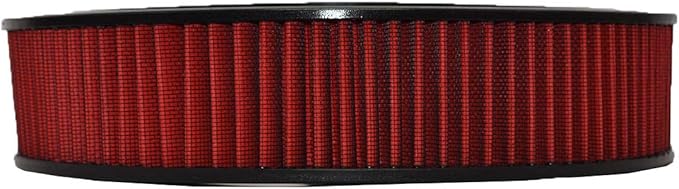 A-Team Performance 14x3 Air Filter Element - Washable & Reusable High Flow Filter - Compatible with GM, Ford & Mopar Oldsmobile & Pontiac