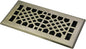 Bronze Color Floor Register Heavy Duty Walkable Steel Ease Adjust Air Vents 4X10 Inch Floor Vent Air Vents for Home