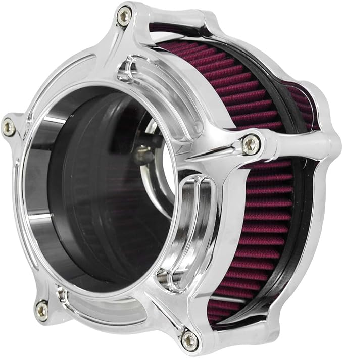 HDBUBALUS Motorcycle Air Filter Cleaner Intake Filter System Kit (A-For Sportster XL models 04-22)