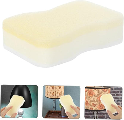 FRCOLOR 15 Pack Lampshade Cleaning Sponge Dry Cleaning Brush for Smoke Soot Dust Removal Fabric Cleaner