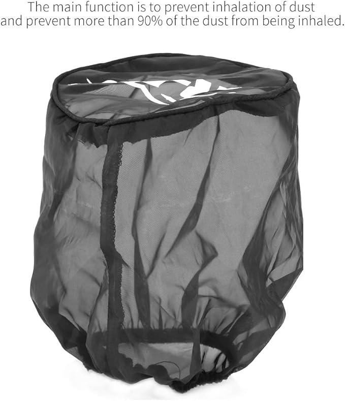 Filter Wrap Universal Air Filter Cover Dustproof for High Air Intake Filters Dust Cloth Black (small)