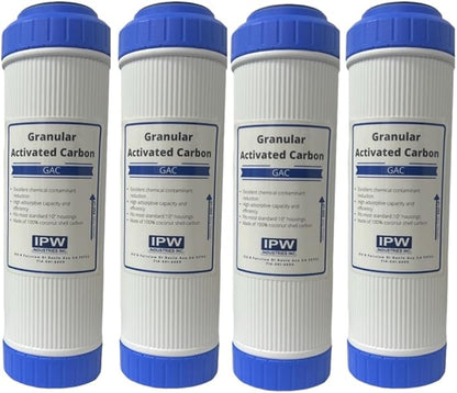 IPW Industries Inc- Replacement for Compatible with Aqua Pure AP101T Granular Activated Carbon Filter - Universal 9.75-inch Whole House Water Filter