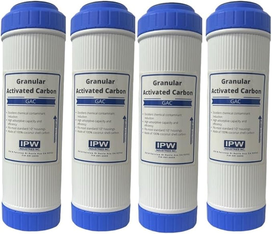 IPW Industries Inc- Replacement for Compatible with Aqua Pure AP101T Granular Activated Carbon Filter - Universal 9.75-inch Whole House Water Filter
