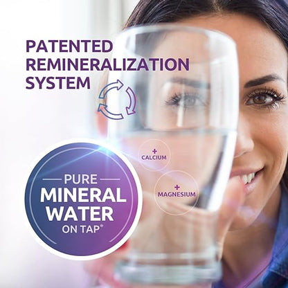 Home Master TMHP-L HydroPerfection RO System, 9-stages, 99% rejection DOW membrane, Patented 2-pass Remineralization, 4.5sec Fill Rate, 1:1 Waste Ratio, UV 99.9% EPA 97952AZ1, Lux Faucet, Fridge Ki