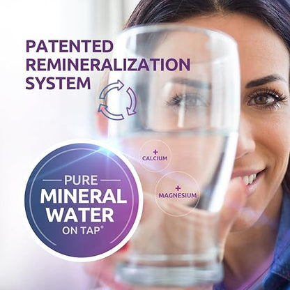 Home Master TMHP HydroPerfection Reverse Osmosis System, 9-stages, Patented 2-pass Alkaline Remineralization, Fast 4.5 Sec Fill Rate, 1:1 Waste Ratio, UV Sterilizer 99.9% EPA 97952AZ1, Iron Prefilter