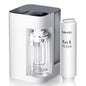 [Smart] Reverse Osmosis Water Filter Countertop,Ph+ & 6-Stage RO Water Filtration System-Alkaline Remineralization,4:1 Pure to Drain,40oz Auto-Fill & Stop Glass Carefe,No Installation Required(White)