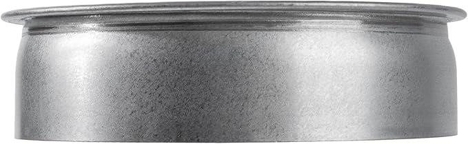 Repa Market Ø5 Inch Duct Cover – Galvanized Steel Round Duct Cap with Mesh Screen – HVAC Exhaust or Intake Vent – Exterior Pipe Air Outlet – Spiral Ventilation Ducting Metal End Plug