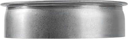 Repa Market Ø5 Inch Duct Cover – Galvanized Steel Round Duct Cap with Mesh Screen – HVAC Exhaust or Intake Vent – Exterior Pipe Air Outlet – Spiral Ventilation Ducting Metal End Plug