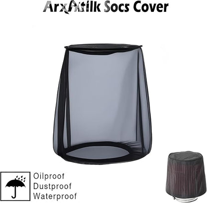 Air Filter Cleaner Kits, Motorcycle Waterproof Air Filter Rain Sock Dustproof Protective Cover Fits for Harley Davidson Touring Model Autocar (Filter S)