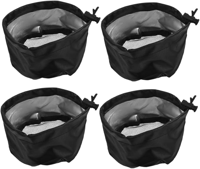 4pcs Grow Tent Vent Covers Dust Duct Filters Drawstring and Buckle for Optimal Airflow and Plant Grow Tents