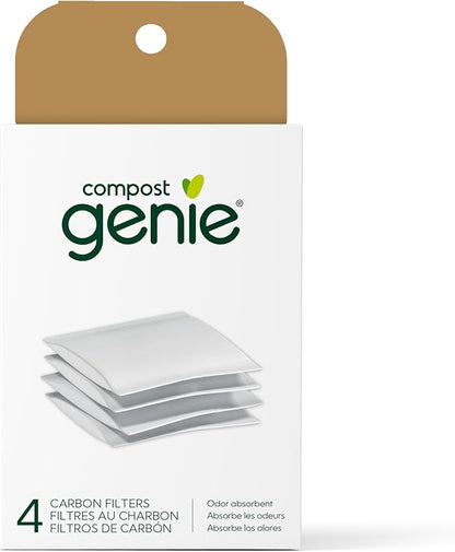 Carbon Filters, Absorb and minimize Odors, with a Pack of 4 Lasting up to 4 Months