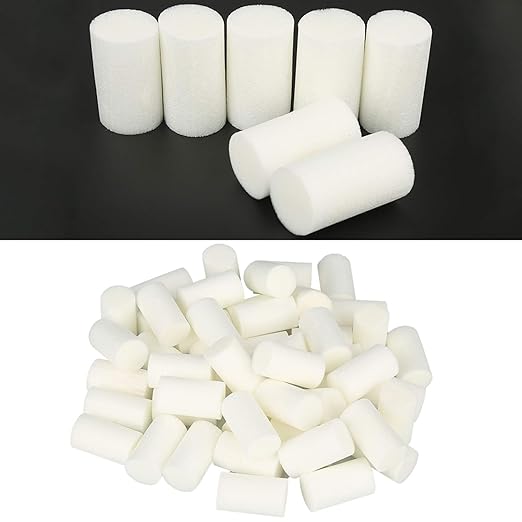 High Pressure Pump Filter Element Part 50Pcs Electric Water Filters Pump Prefilter Replacement PCP Compressor Cotton Pre Filter for Electric Air Compressor Part