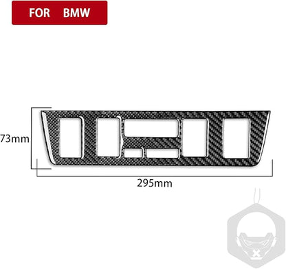 Carbon Fiber Interior Full Compatible with BMW X5 Air Conditioner Control Panel-1
