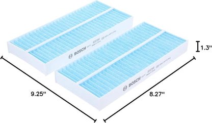 BOSCH 6007C HEPA Cabin Air Filter - Compatible with Select Infiniti QX56; Nissan Armada, Titan