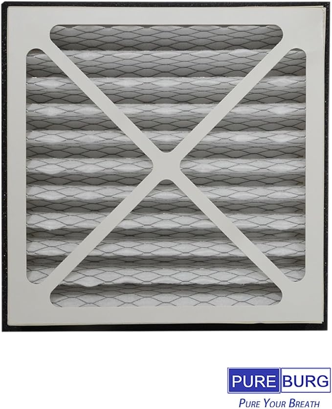 PUREBURG Replacement Filter Compatible with Zephyr VGF Series 14x14x3 Whole Home Return Air Grille Filter,2-Pack Merv13 Air Clean Dust