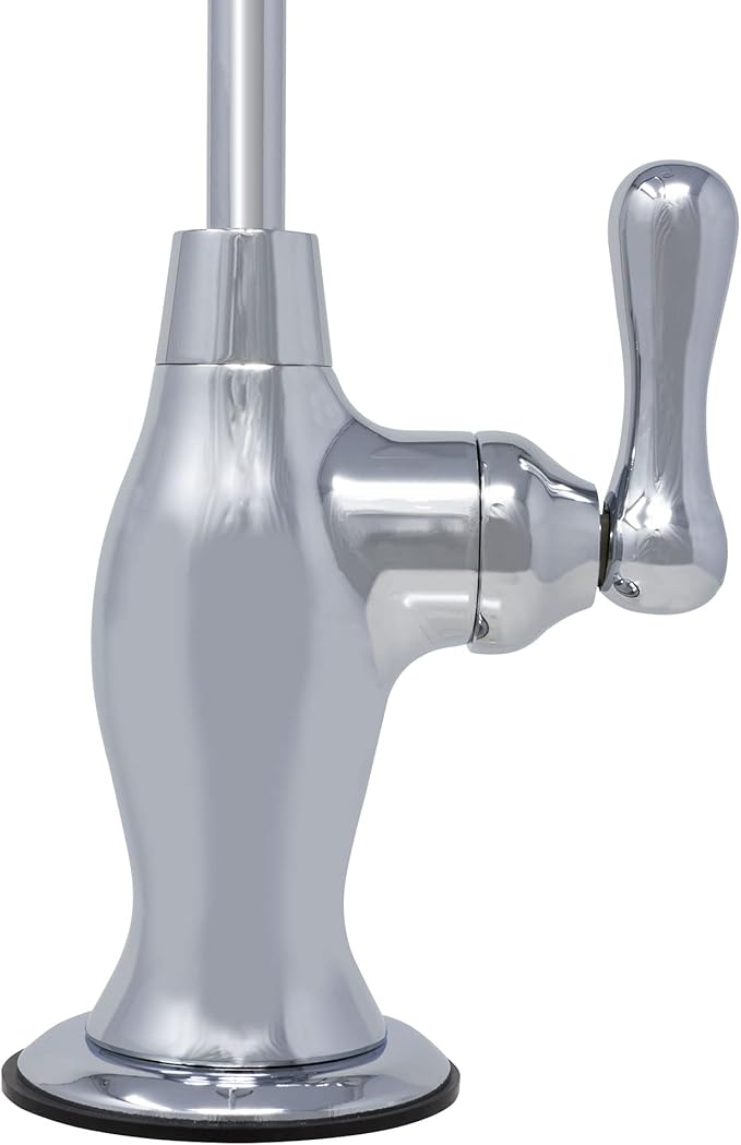 Metpure Non-airgap NSF Certified RO Faucet Reverse Osmosis Drinking Water Filtration System Water Dispenser Spout (Chrome). Vase Style with Faucet Wrench.