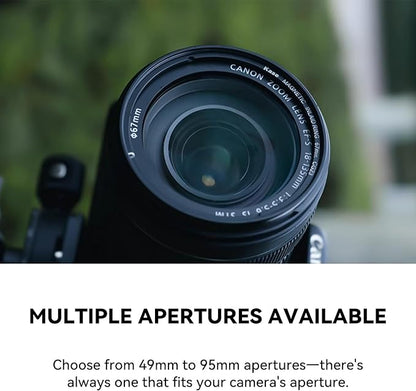 Kase 95mm Magnetic Adapter Ring, Aviation Aluminum 0.5s Snap-On Frame for CPL/ND/UV Filters, No Light Leak & Vignette, Ultra-Thin Stackable for DSLR Mirrorless Wide-Angle Vlog