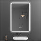 Backlit LED Illuminated Bathroom Mirror with LED Lights, Lighted Bathroom Makeup Wall Mounted Mirror with Demister Pad, Sensor Touch Switch, Horizontal/Vertical(H80*W90CM/H31.4*W35.4IN)