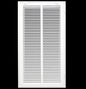 HVAC Premium 12 x 36 Duct Opening Steel Return Air Filter Grille, for 1-inch Filter, Removable Door, Flat Stamped HVAC Vent Cover Grille, Outer Dimensions 14.5 x 38.5