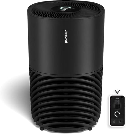 PuroAir 130i HEPA Air Purifiers for Home Pets - Covers Up To 600 Sq Ft - Filters Up To 99.9% of Pollutants, Smoke, Pollen, Dust - Quiet HEPA Air Filter - Air Purifiers for Bedroom