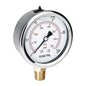 SENCTRL 100 Psi Lead-Free Glycerin Liquid Filled Low Pressure Gauge, 2.5" Dial Size, 1/4" NPT Lower Mount, Stainless Steel Case, for Home Potable Water Pump, Air, Well, RV Hose, Pressure Test