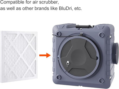 Happybuy 5-Pack Protective Pre Filters, 15.75" x 15.75" Air Filter Replacement, High-Efficiency Stage 1 Filters for BlueDri & Happybuy Scrubbers, Air Purifiers, Water Damage Restoration Equipment