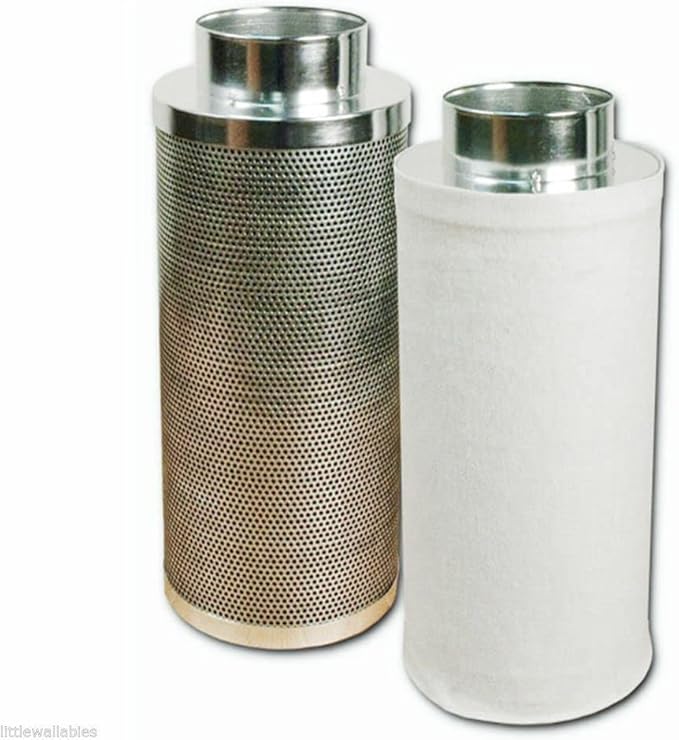 ARC-POWER 8" x 40" Hydro Activated Carbon Scrubber Odor Control Filter with 8" Inline Fan