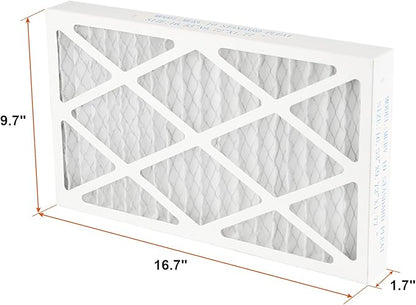 PURISYSTEMS Air Filtration System 3-Speed Remote, Hanging Air Filter w/RF Remote for Woodworking, Garage and Shop Dust Collector, up to 500 sq. ft (350/450/500 CFM) (Outer Air Filters-500IG/500-3P)