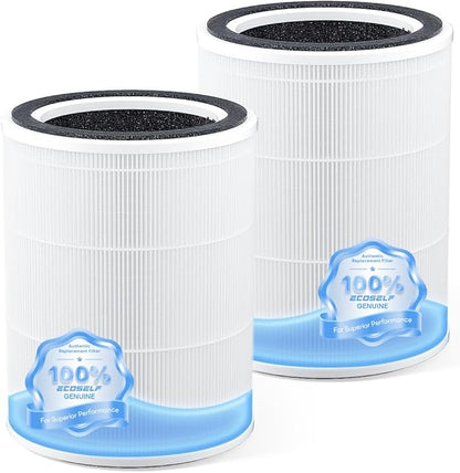 Original Replacement Filter for HAP609 Air Purifier – Efficiently Removes Dust Pollen Smoke and Pet Dander – Keeps Your Home Air Fresh and Clean, 2 Pcak, White