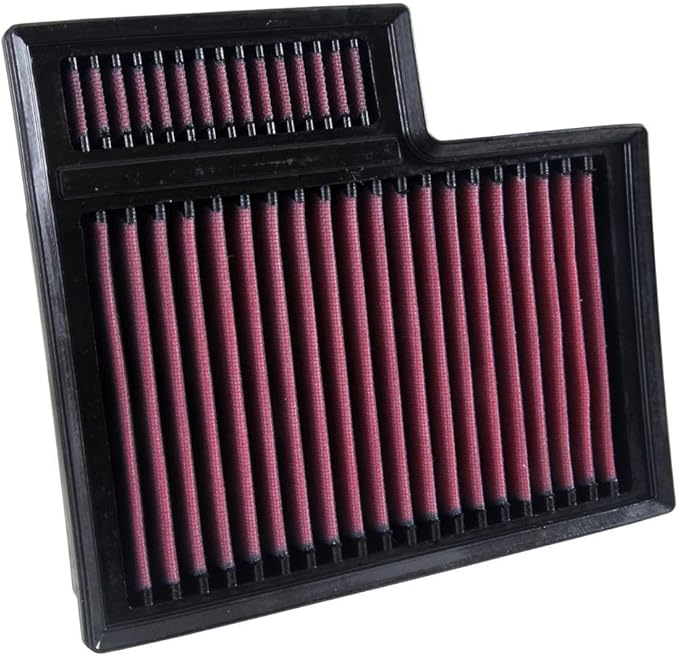 K&N High-Flow Original Lifetime Engine Air Filter: Increase Power: Premium, Washable: Compatible with 2015-2024 FORD: Transit 150, Transit 250, Transit 350, 33-5024