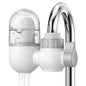 Sinks-Mounted faucetfilterefficientwaterpurificationsystemeffectivelyremovesunpleasantchlorineodorand impurities, suitablefor15/16 13/15 inch and 3/4 inch Kitchen (White)