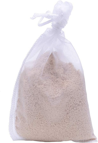 ALEGI Media Filter Bag Aquarium Extra Fine,Reusable 180 Micron Drawstring Mesh Filter Bags for Very Fine Resins Filter (10"*3.9" (6 Pack))