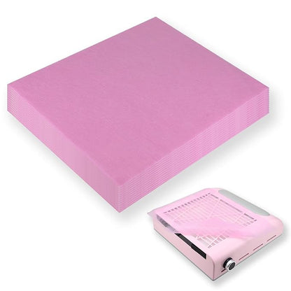 300 Sheets Nail Dust Collector Filter Paper: Disposable Dust Vacuum Filter for Most Nail Dust Fan Extractor Machine, Dust Cleaner Replacement Filter Paper Nail Tech Supplies Accessories for Home Salon