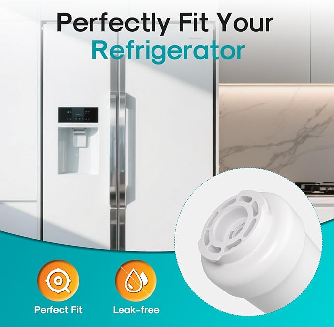 ICEPURE PRO RWF0600AH NSF/ANSI 401 NSF/ANSI 53 Certified Replacement For GE MWF Refrigerator Water Filter, MWFINT, MWFA, HDX FMG-1, GSE25GSHECSS, 46-9991, GSH25JSDDSS, GSHS6LGBBHSS, PC75009, 4PACK