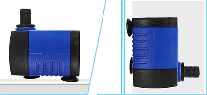 AQUANEAT Small Fountain Pump, 50 GPH Mini Submersible Water Pump with 3.3 ft Tubing, for Aquarium Fish Tank, Pet Water Fountain, Hydroponics, Pond Waterfall Filter Pump