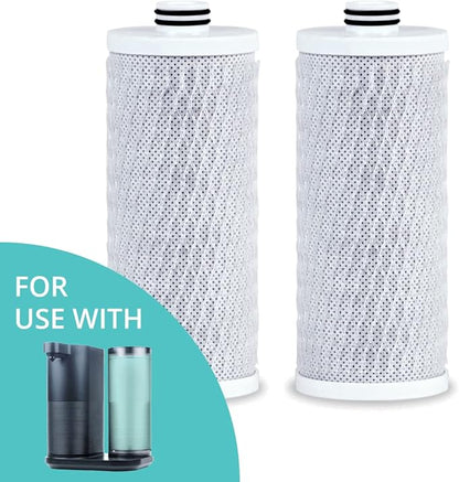 Aquasana New Replacement Filter Cartridge for Countertop Water Filter Dispenser System, Clean Water Machine - 2 Pack