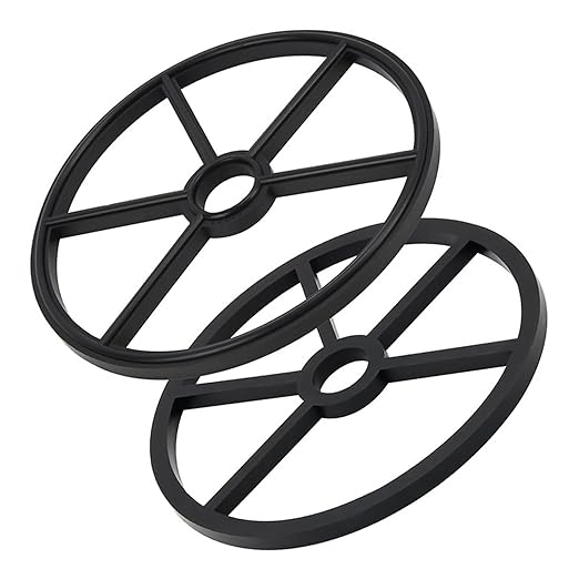 2PCS High Rings Filter Valves Systems Maintenance Sealing Rubber Texture for Water Supply Pool Filter Multiport Valves Seal