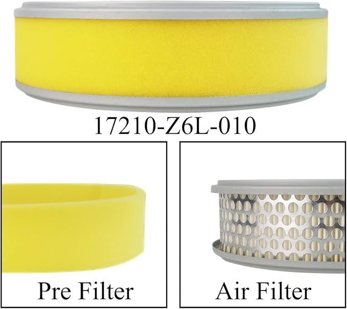 GX630R Air Filter 17210-Z6L-010 Kit Fit For Hnoda Engine Generator Lawn Mower GX630 GX660 GX690 Engine EB10000 Generator