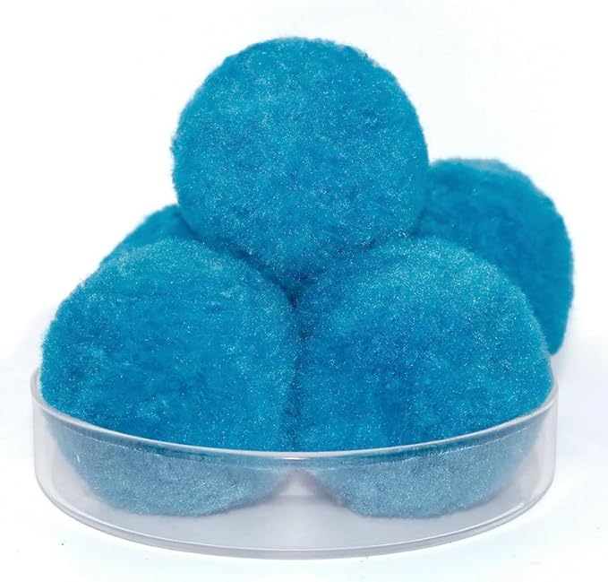 3 lbs Pool Filter Ball, for Swimming Pool Sand Filter, Lightweight Reusable Eco-Friendly Fiber Filter Ball, Replaces 100 lbs Pool Filter Sand (3 lbs)