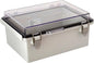 BUD Industries PTQ-11048-C Pc Hinged Enclosure Electrical Enclosure with 10 Percent Fiberglass 6.3" L x 3.94" W x 8.27" D, Gray