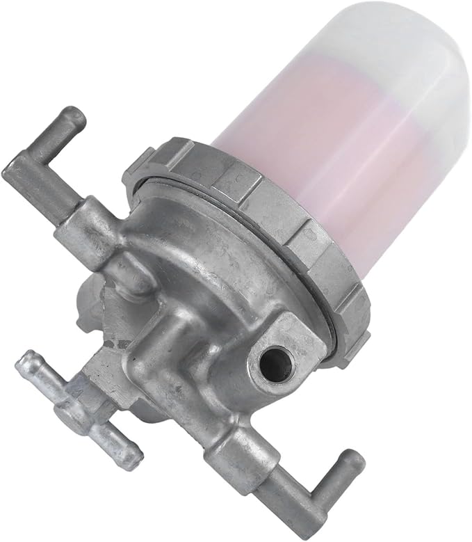 Fuel Filter For Yanmar PC30/35 40/45 50/55 with 129100-55621 OEM Number, Four Pipe System, Oil-Water Separation Paper Material, Silver