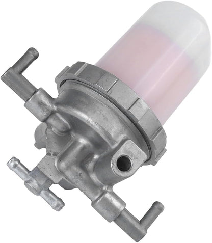 Fuel Filter For Yanmar PC30/35 40/45 50/55 with 129100-55621 OEM Number, Four Pipe System, Oil-Water Separation Paper Material, Silver
