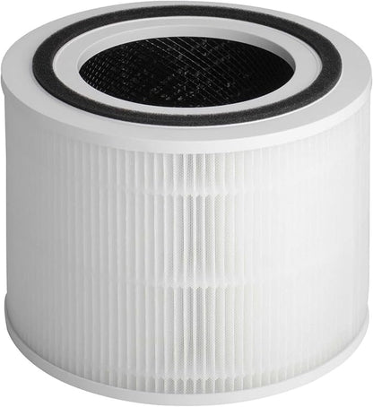 Core 300 Air Purifier Replacement HEPA Filter （3-in-1 Balance）for LEVOIT Core 300-P/300S, H13 True HEPA + Activated Carbon, 99.97% Dust Pollen Pet Dander Smoke, 1 Pack (white)
