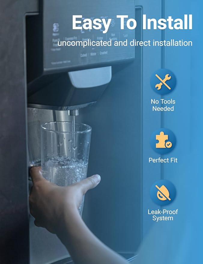 LT1000PC adq747935 Water Filter replacement for lg lt1000p/pc/pcs water filter replacement for lfcc22426s, lrfxs2503s, lmws27626s, lrdcs2603s Filter, Pack of 3,Cobectal