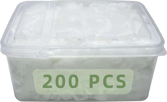 XMALL Disposable Residue Filtering Bag 200 PCS，Suitable For Collecting Garbage And Debris From Kitchen Sinks And Bathroom Drains To Prevent Blockages In Waterways.