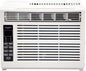 Whirlpool 8,000 BTU Window Air Conditioner with Dehumidifier, 115V, Window AC for Rooms up to 350 Sq. Ft., Living Room, Bedroom, or Apartment, with 3 Speeds, Remote Control, and 24H Timer, White