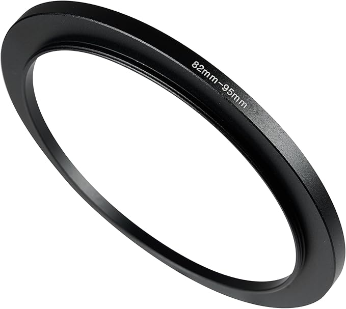 82-95mm Metal Step-Up/Down Ring Adapter Compatible with Mirrorless Cameras DSLR Lens, UV CPL ND Filter Thread Converter, Black